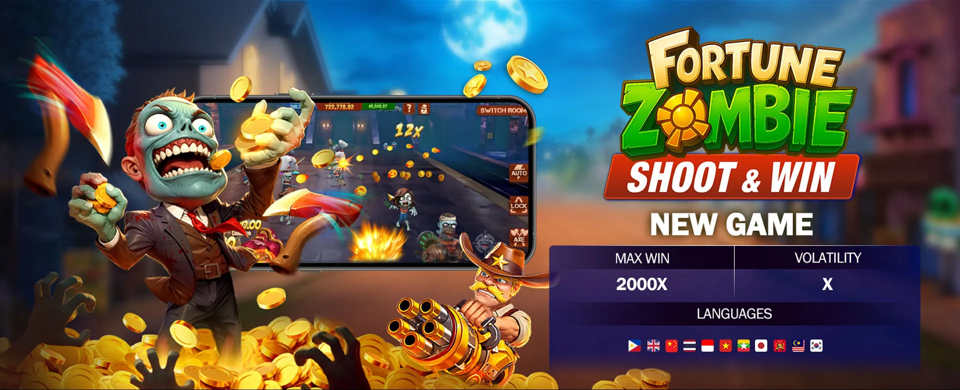 Poppy Playtime game characters with download button